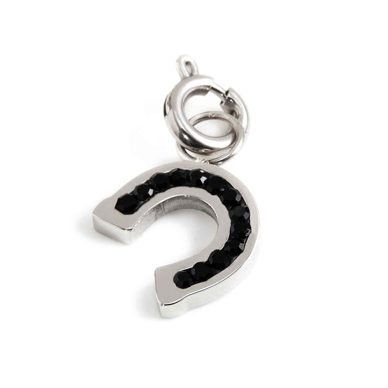 MARLU- Charm ferro di cavallo con cristalli