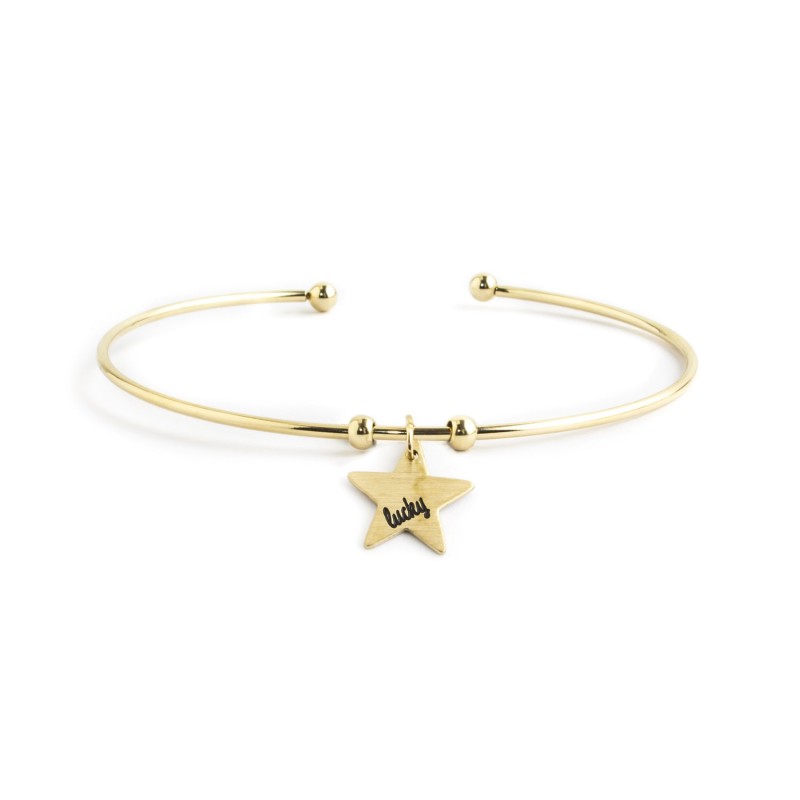 MARLU- Bracciale rigido stella lucky
