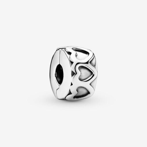 PANDORA-Charm Clip Fascia di cuori