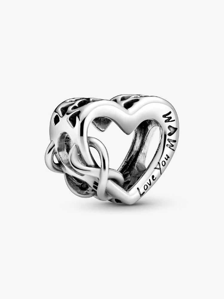 PANDORA - Charm Openwork Cuore "Ti Amo Mamma"