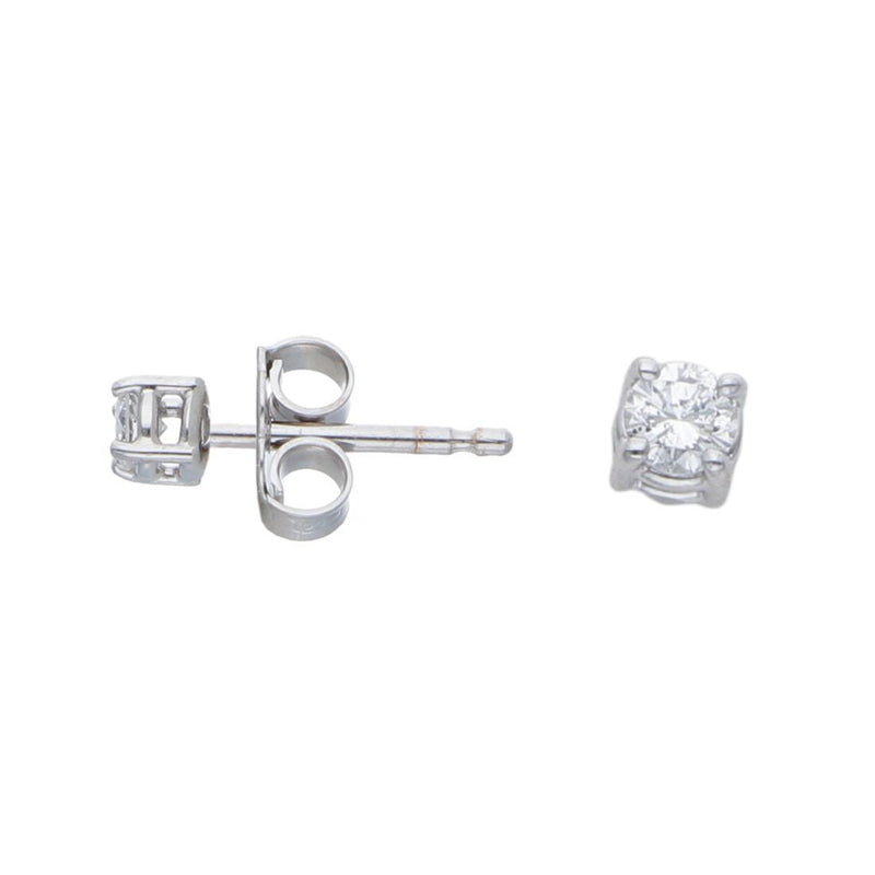 FALCO GIOIELLI  - Orecchini Punto Luce con Diamanti 0,10 ct in Oro 18 kt