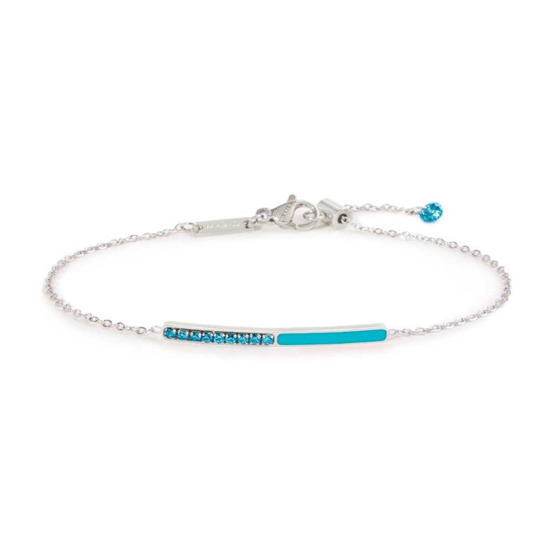 MARLU- Bracciale con zirconi e smalto