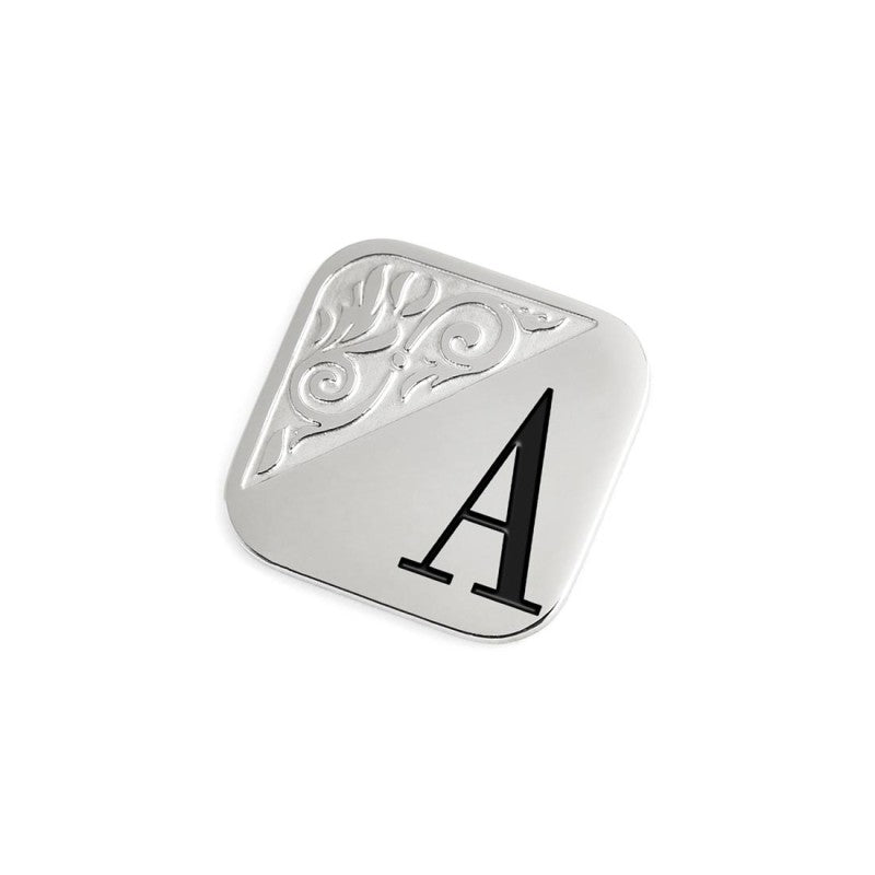 MARLU- Piastrina quadrata con lettera changy