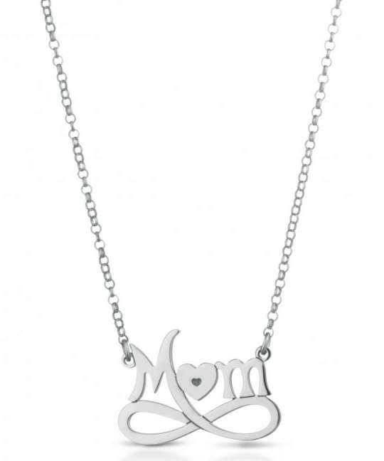 LUCA BARRA-COLLANA MOM IN ARGENTO