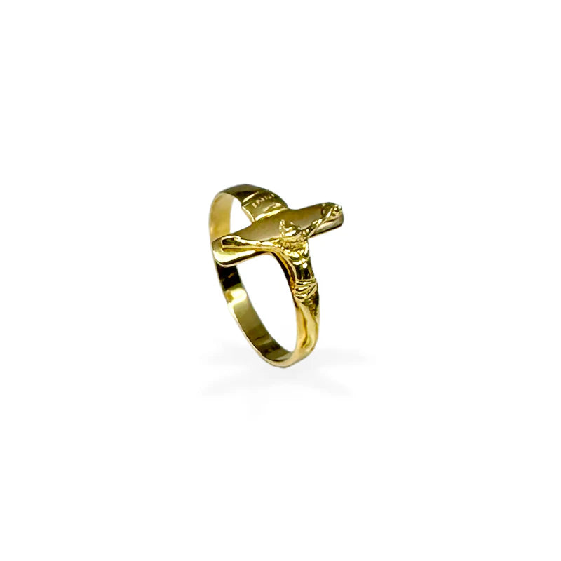 Anello in Oro con Croce - Oro18kt - 3 gr.