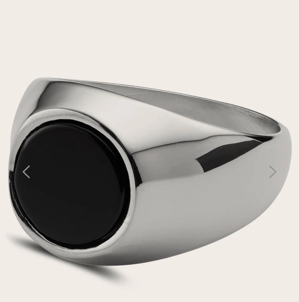 LUCA BARRA-Anello in acciaio