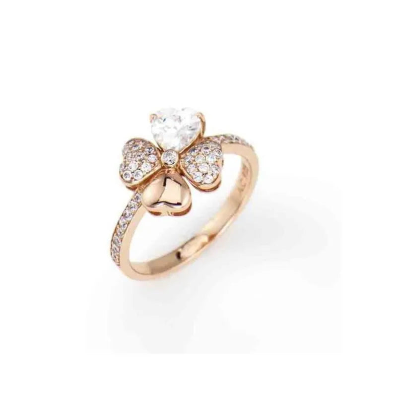 PREZIOSI ARGENTO 925 - ANELLO QUADRICUORE