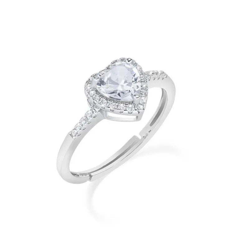 PREZIOSI ARGENTO 925 - Anello Donna Solitario
