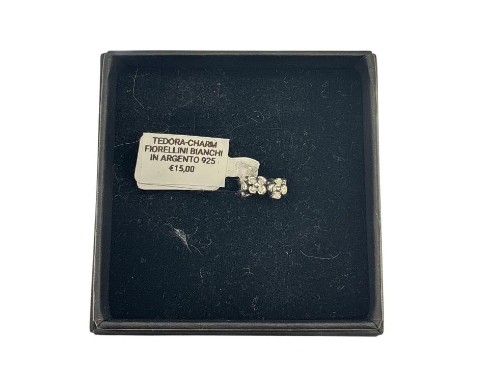TEDORA- CHARM FIORELLINI BIANCHI