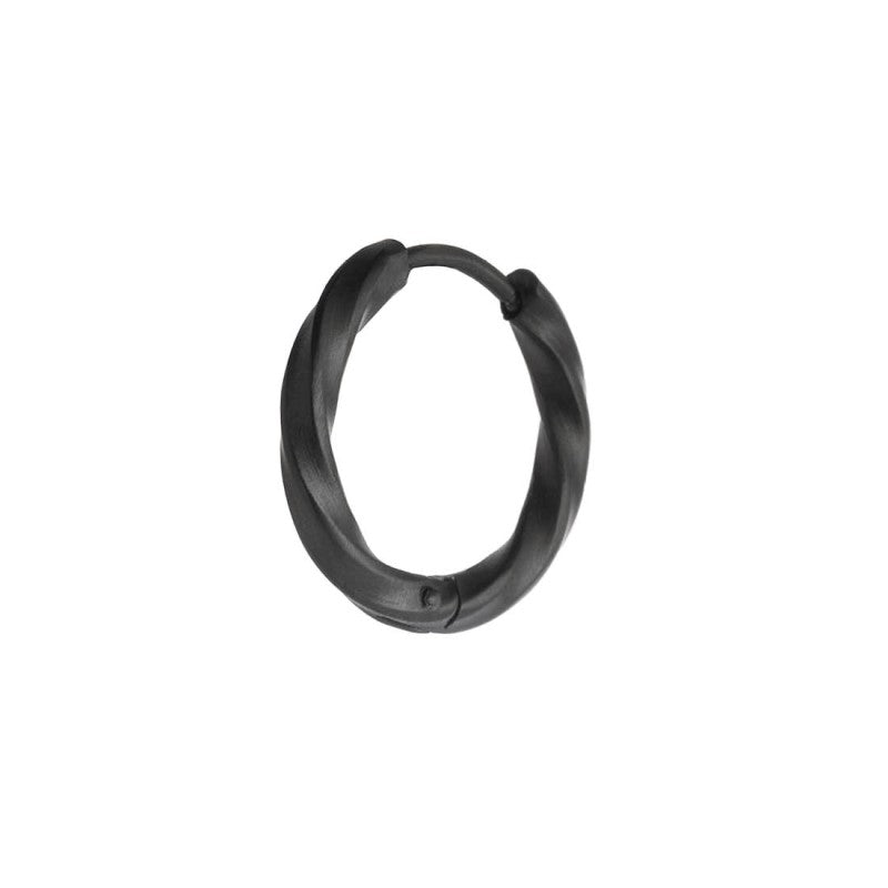 MARLU- Orecchino a cerchio ritorto 1,7 cm