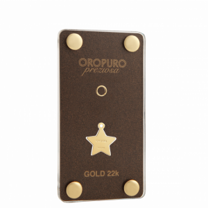 Ciondolo stella oro 22k 14mm