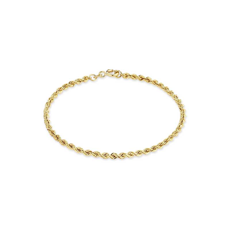 FALCO GIOIELLI - Bracciale Fune in Oro18kt - Oro Giallo - 1,2 gr