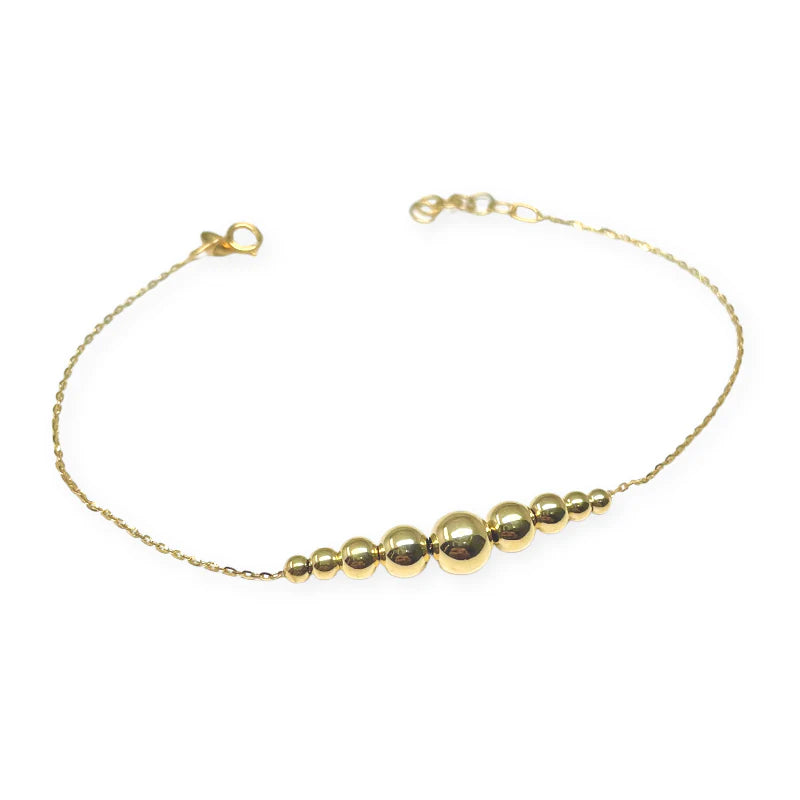 FALCO GIOIELLI - Bracciale in Oro con sfere varie dimensioni in Oro - Oro18kt - 1,2