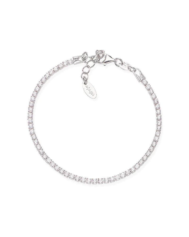 PREZIOSI ARGENTO 925- BRACCIALE TENNIS
