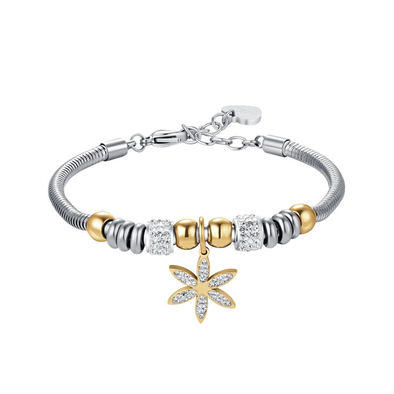 LUCA BARRA-Bracciale Donna BICOLOR
