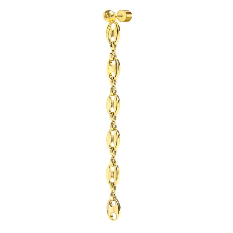 MARLU- Orecchino pendente con catena marine