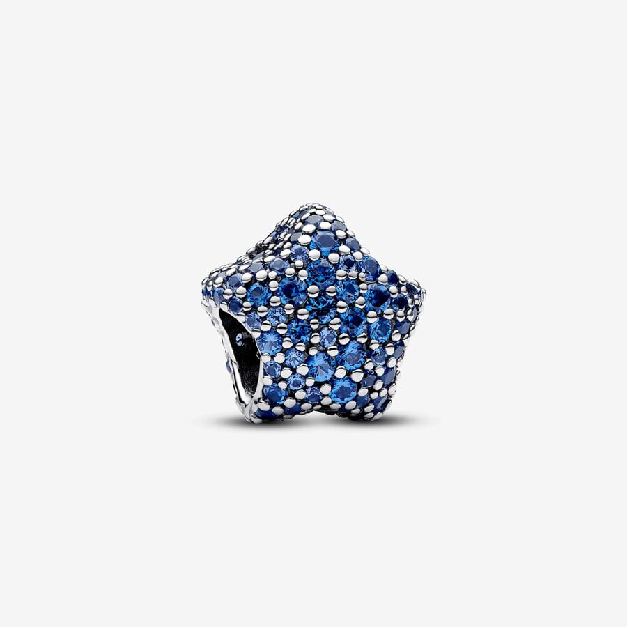 Pandora-Charm Stella Pavè Blu
