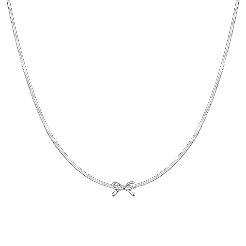 COLLANA DONNA IN ACCIAIO FIOCCO - CK2062