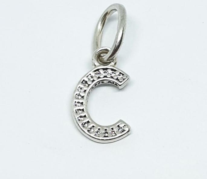 PANDORA-CHARM PENDENTE LETTERA C