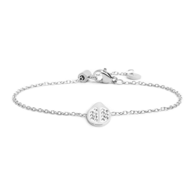 MARLU- Bracciale coccinella con cristalli