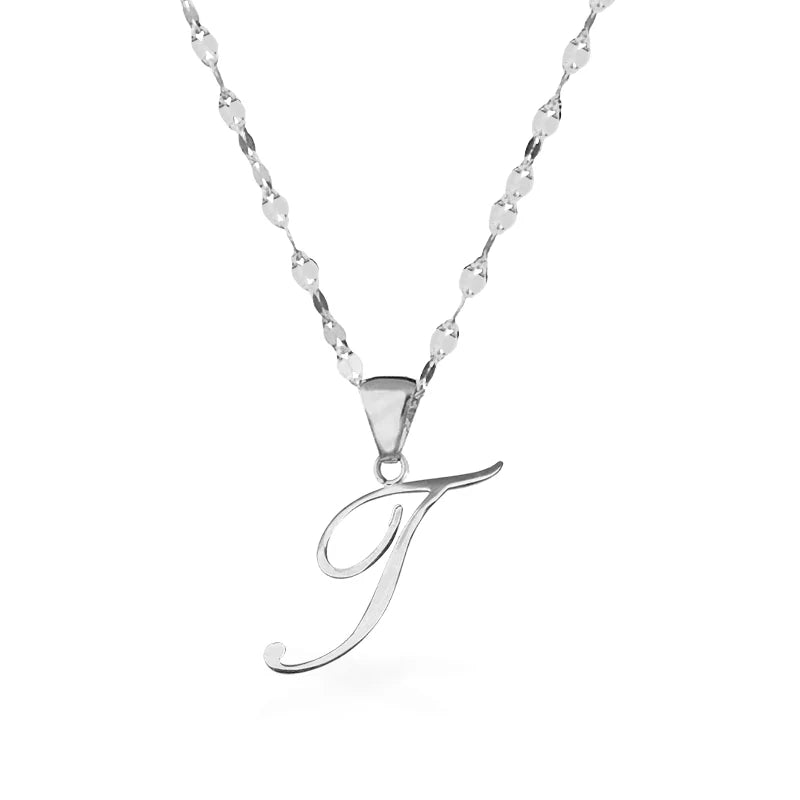 Collana Personalizzata in Oro e Lettera in Corsivo - Oro18kt - 2gr.