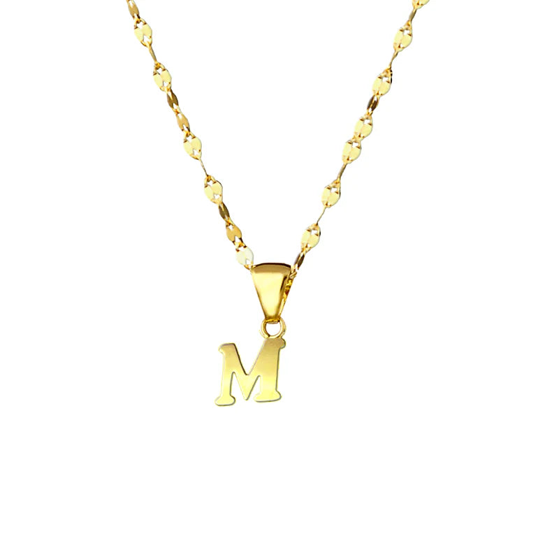 Collana Personalizzata in Oro e Lettera - Oro18kt - 2 gr.