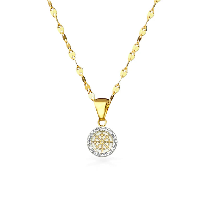 Collana in Oro e ciondolo Timone - Oro18kt - 1,7 gr.