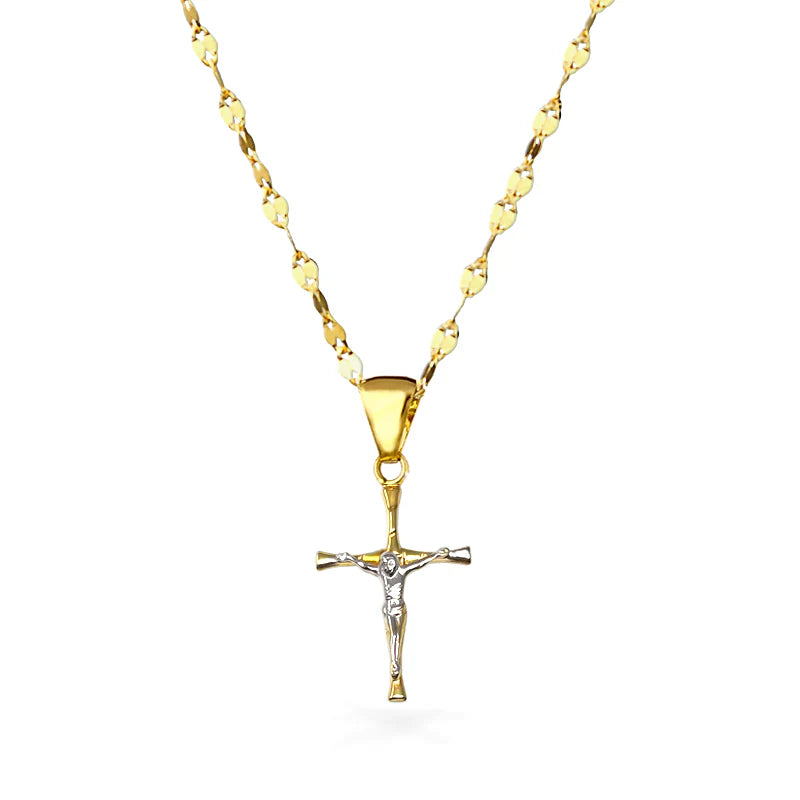 Collana in Oro con Croce - Oro18kt - 2 gr.