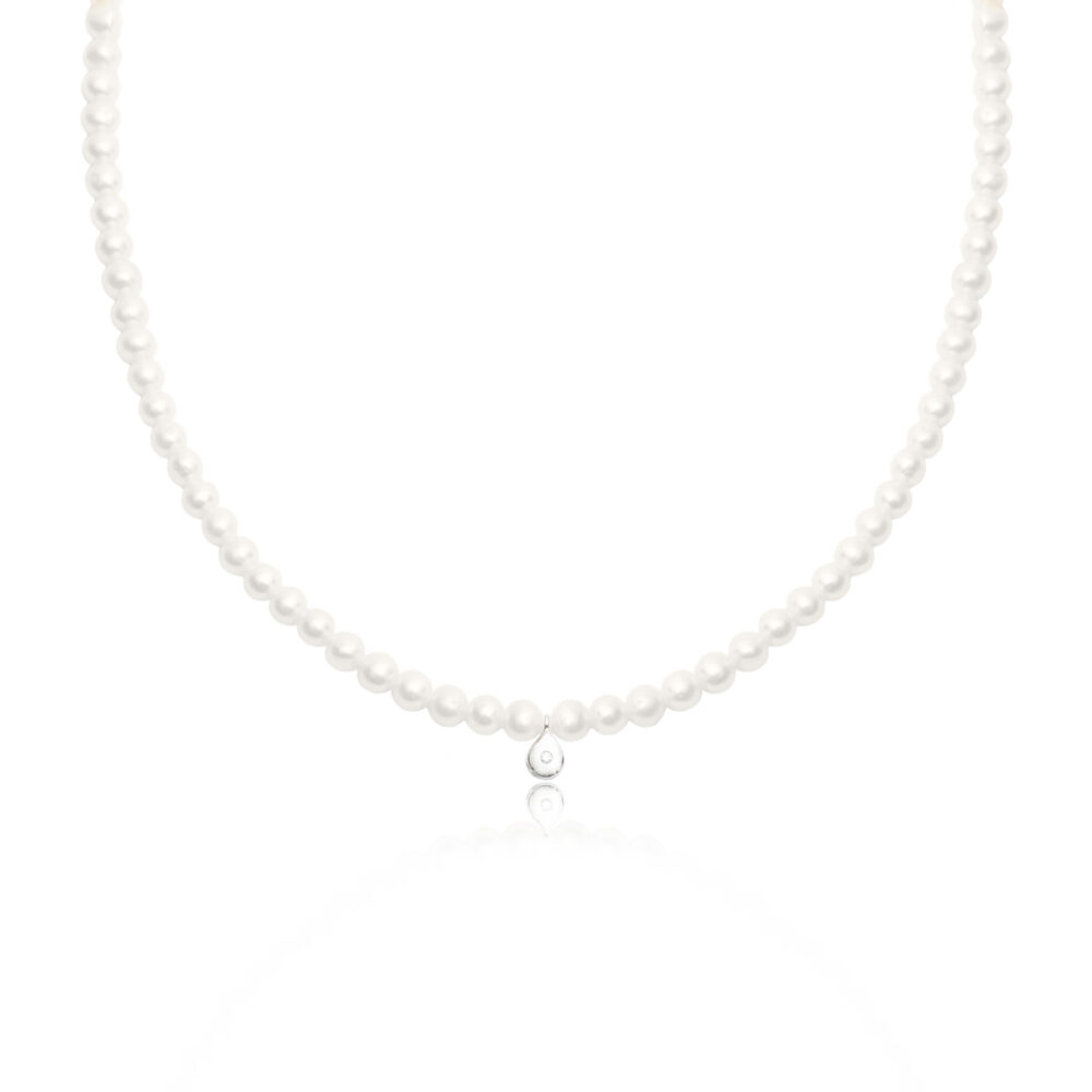 MILUNA - COLLANA PERLE ELEGANZA