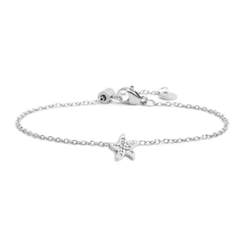 MARLU- Bracciale stella marina con cristalli