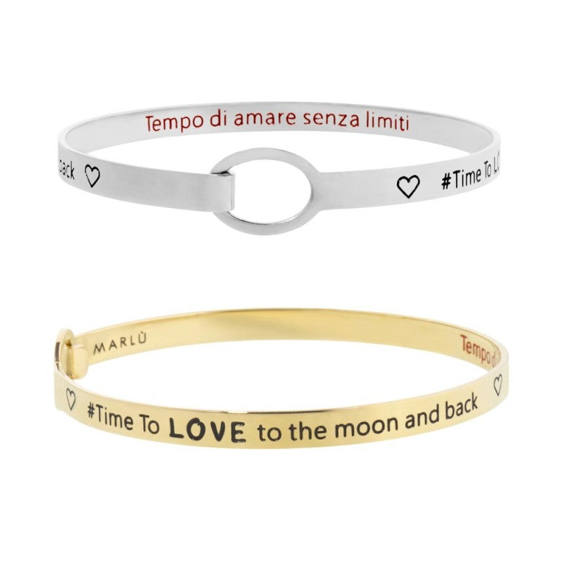 MARLU- Bracciale rigido cuore