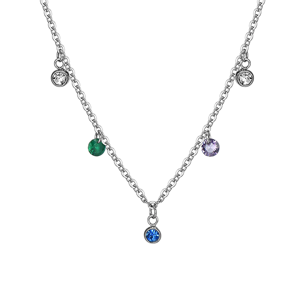 LUCA BARRA- Collana in argento 925 con ciondolo a forma di mela