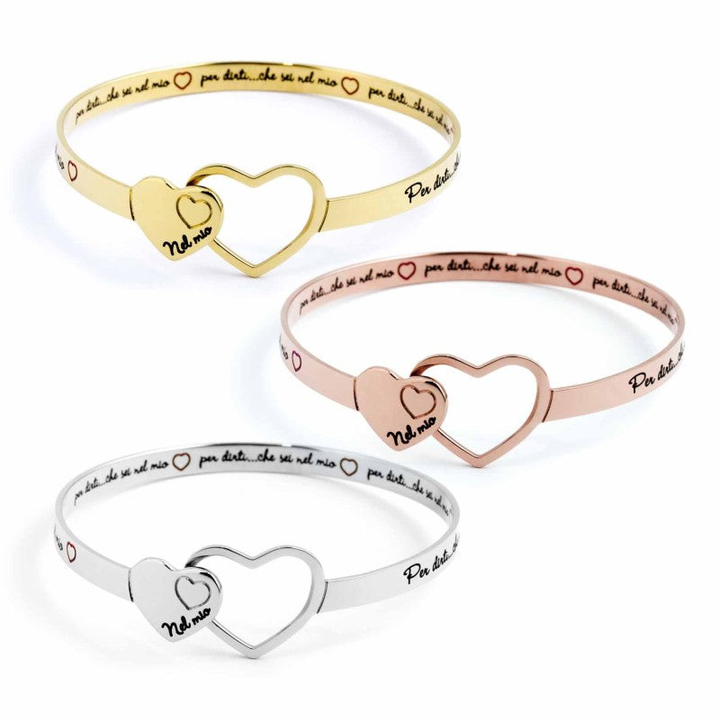 MARLU- Bracciale rigido cuore