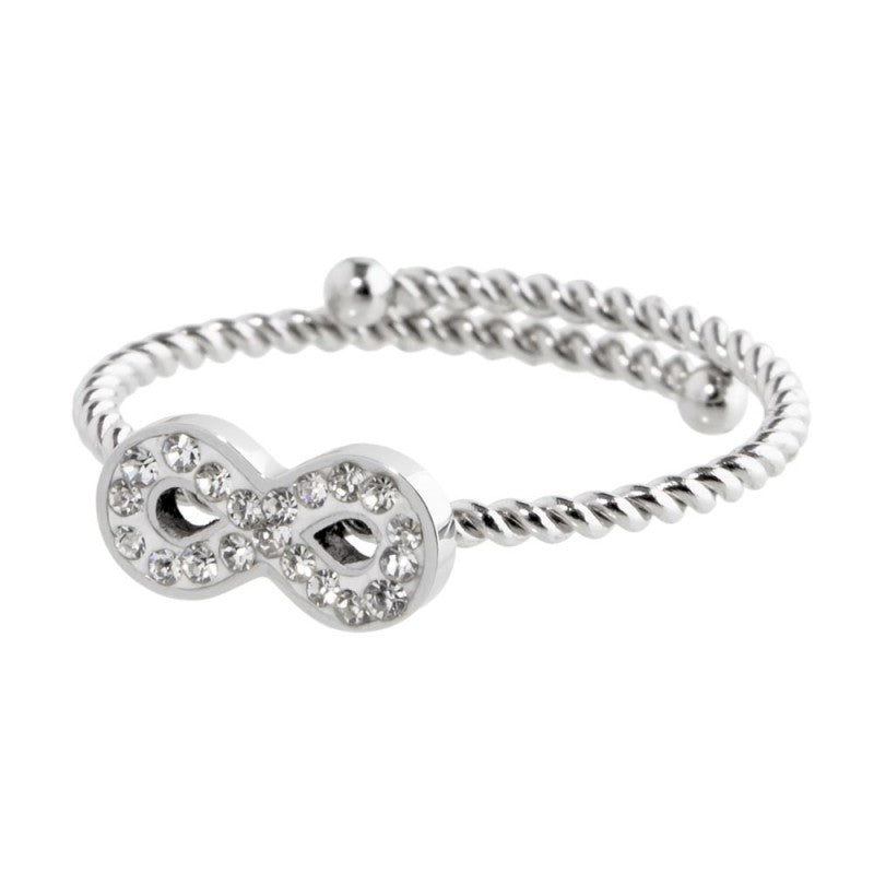 MARLU- Anello infinito con cristalli