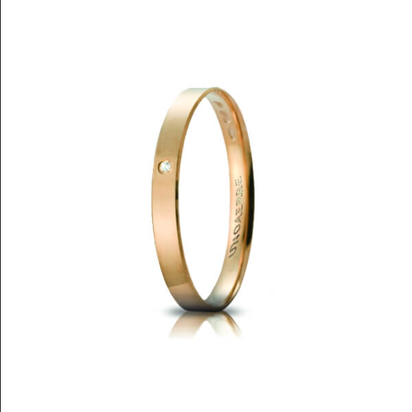 Fedina Unoaerre in Oro con Diamante – 30 AC 287/001 01