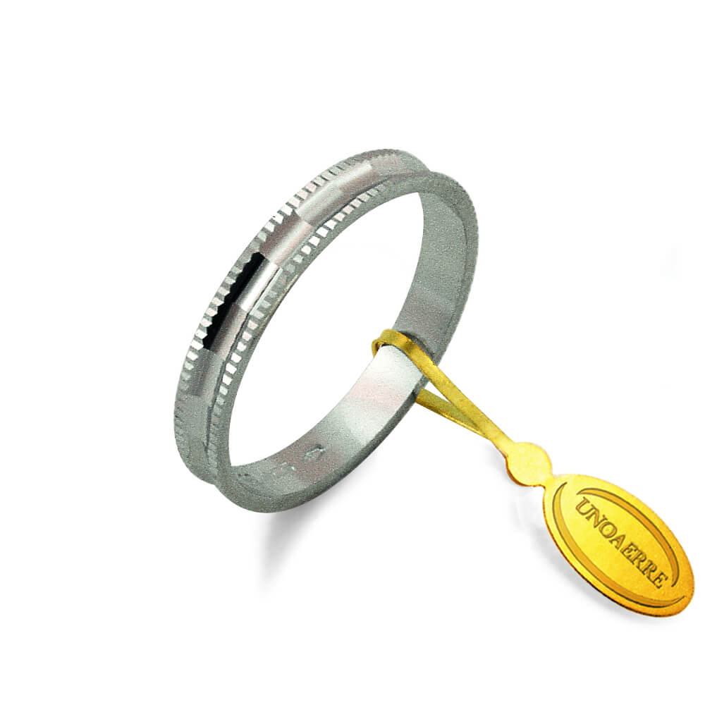 Fedina Classica Unoaerre in Oro Bianco – AF 240 04