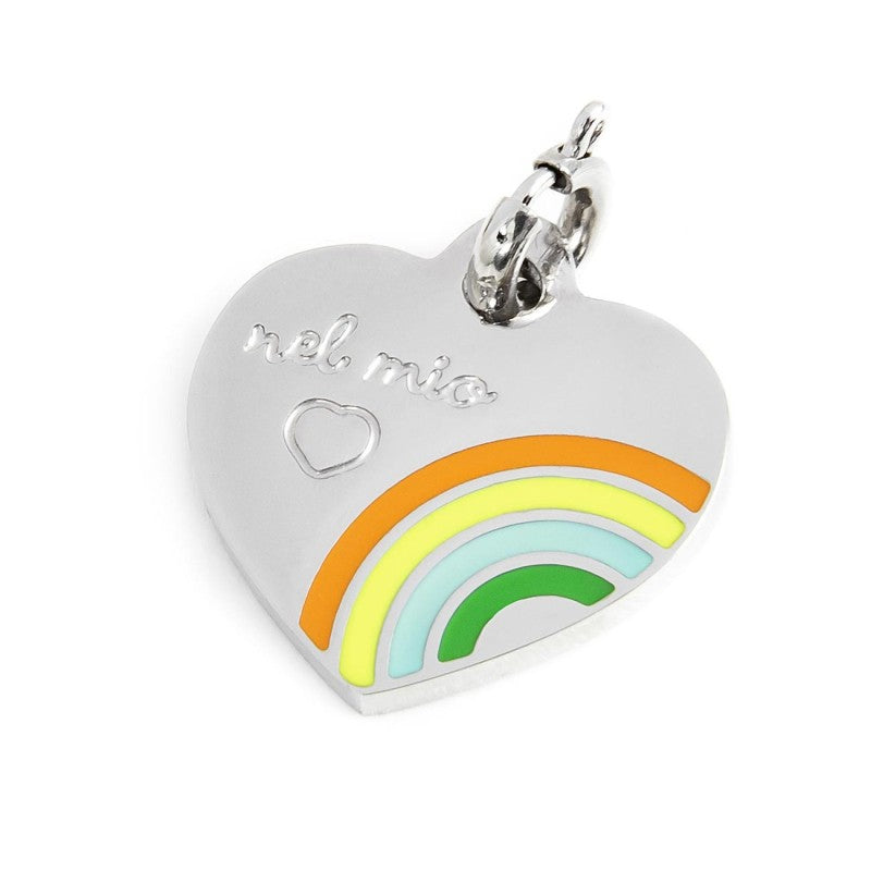 MARLU- Charm cuore arcobaleno