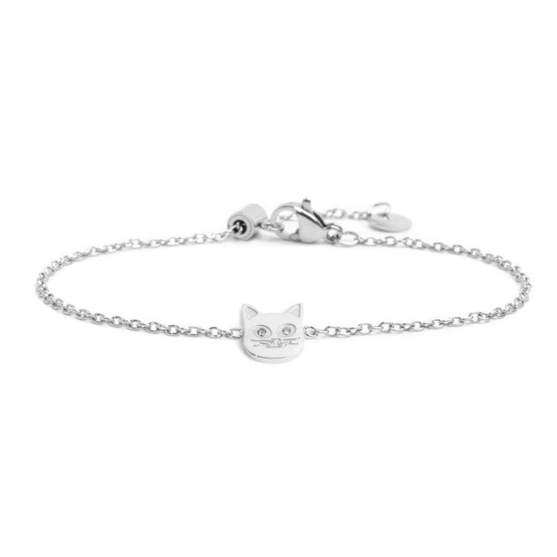 MARLU- Bracciale gatto con cristalli