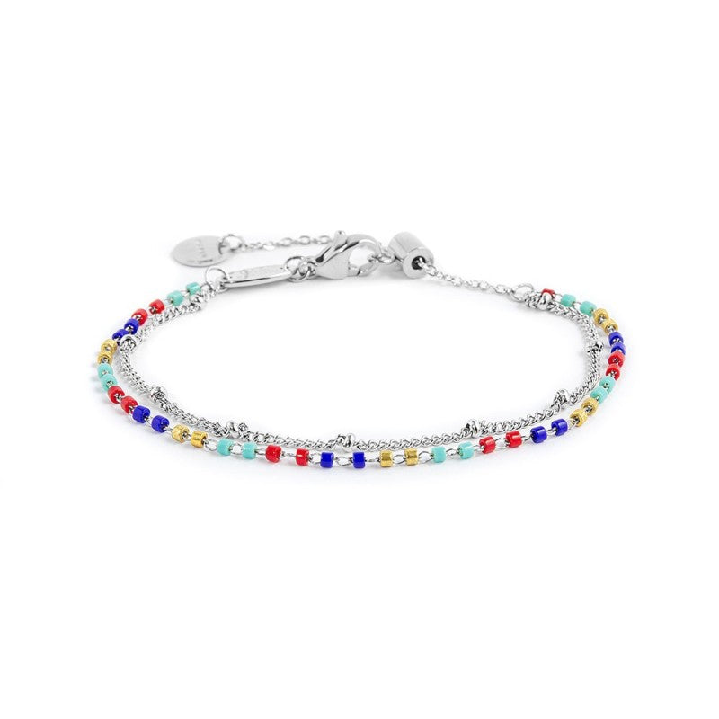 MARLU-Bracciale catena grumetta e myuki