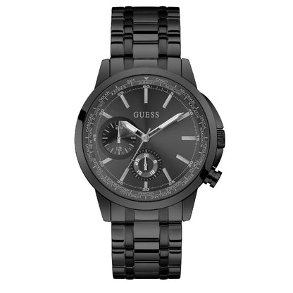 GUESS - OROLOGIO ACCIAIO NERO MULTIFUNZIONALE QUADRANTE NERO