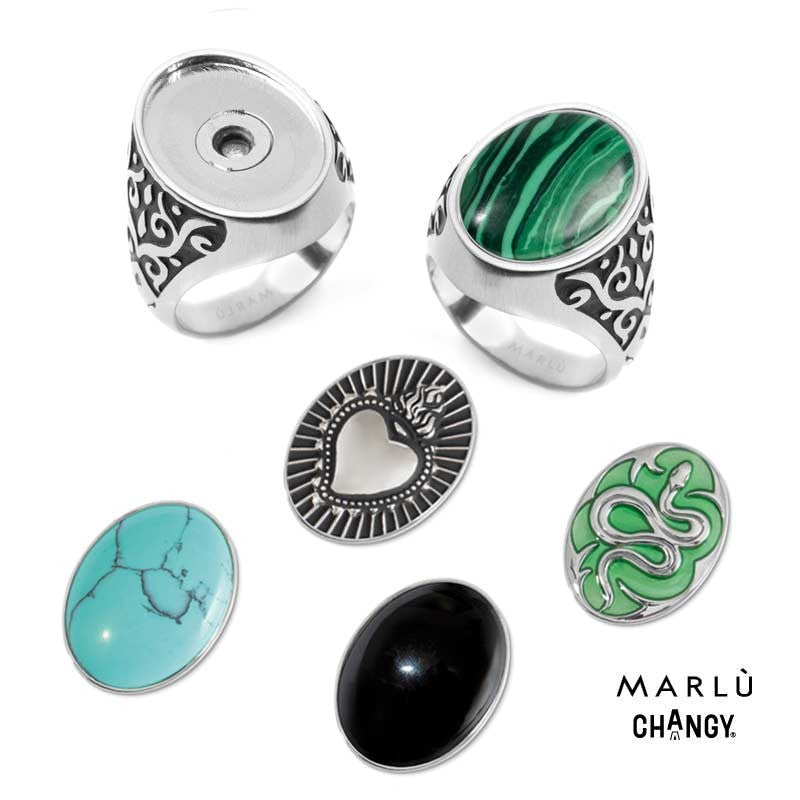 MARLU- Anello ovale changy