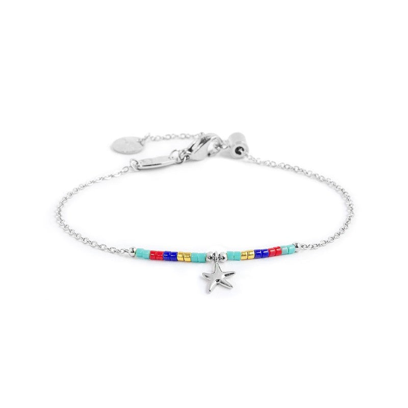 MARLU-Bracciale stella marina e myuki
