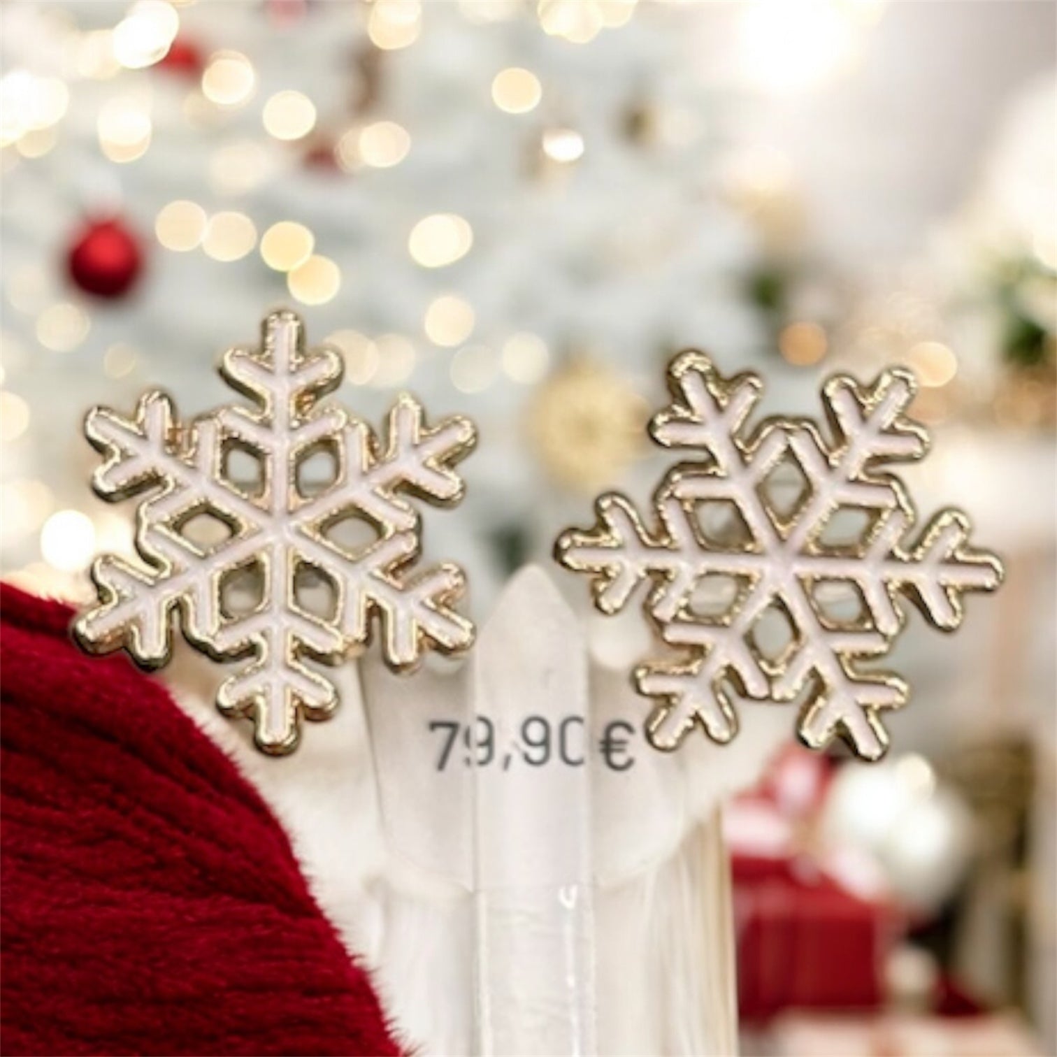 DISNEY - ORECCHINI FIOCCHI DI NEVE