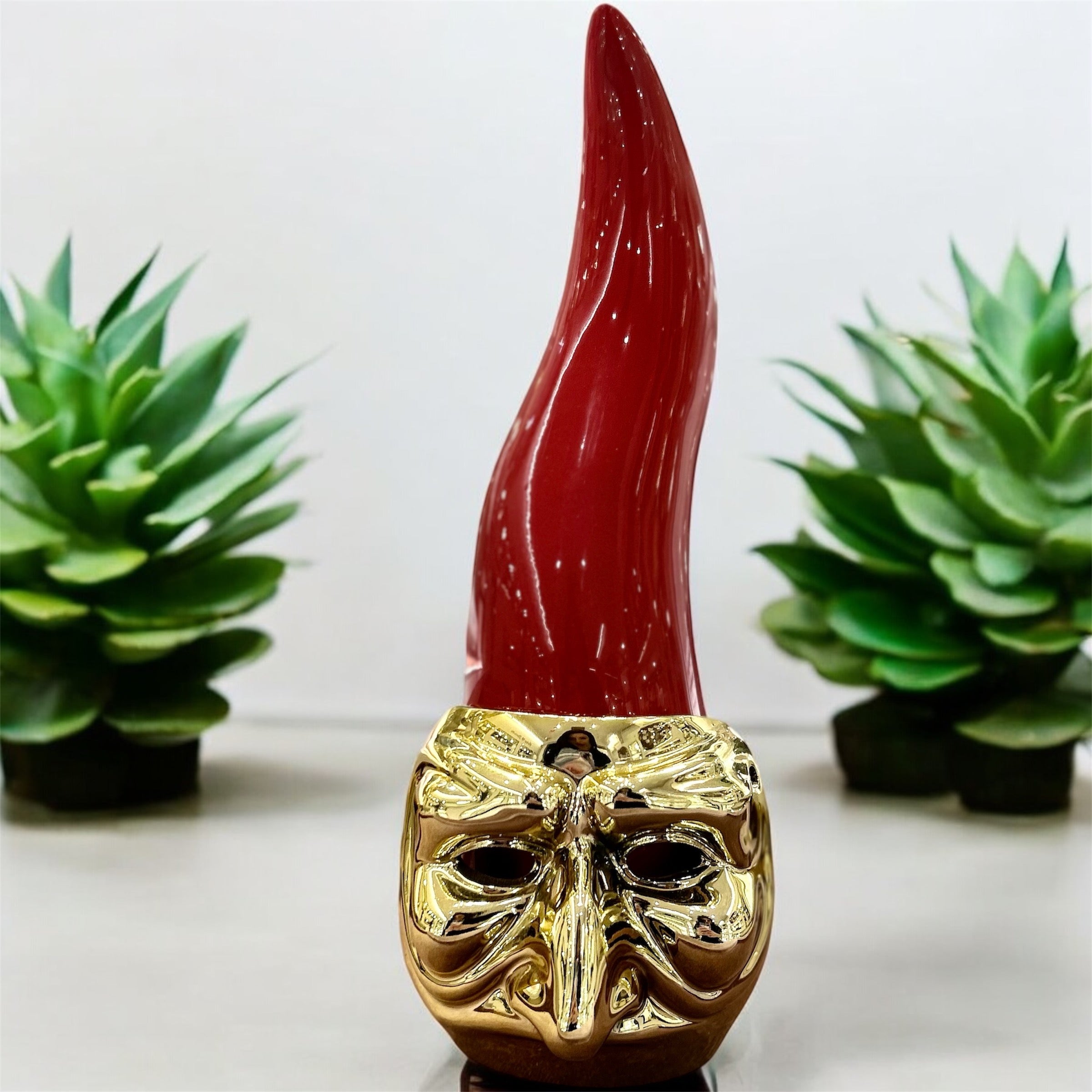 ROBERTO BARRA-CORNO H21 MASCHERA DORATA