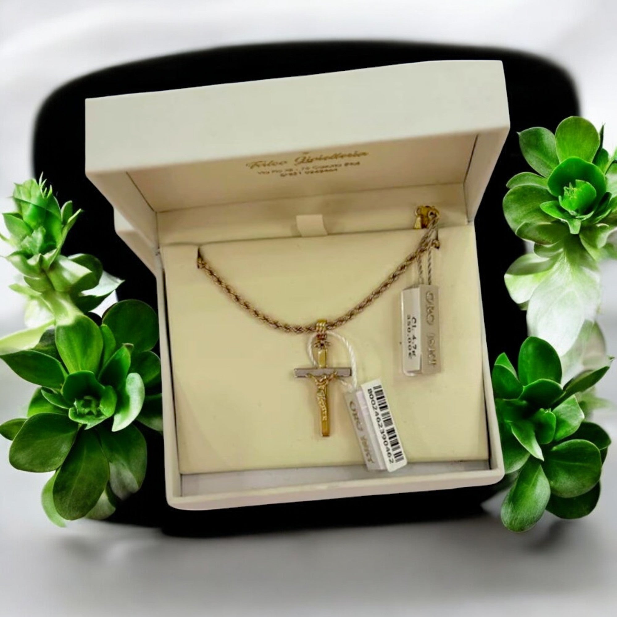 Ciondolo in oro bicolore - Oro18kt