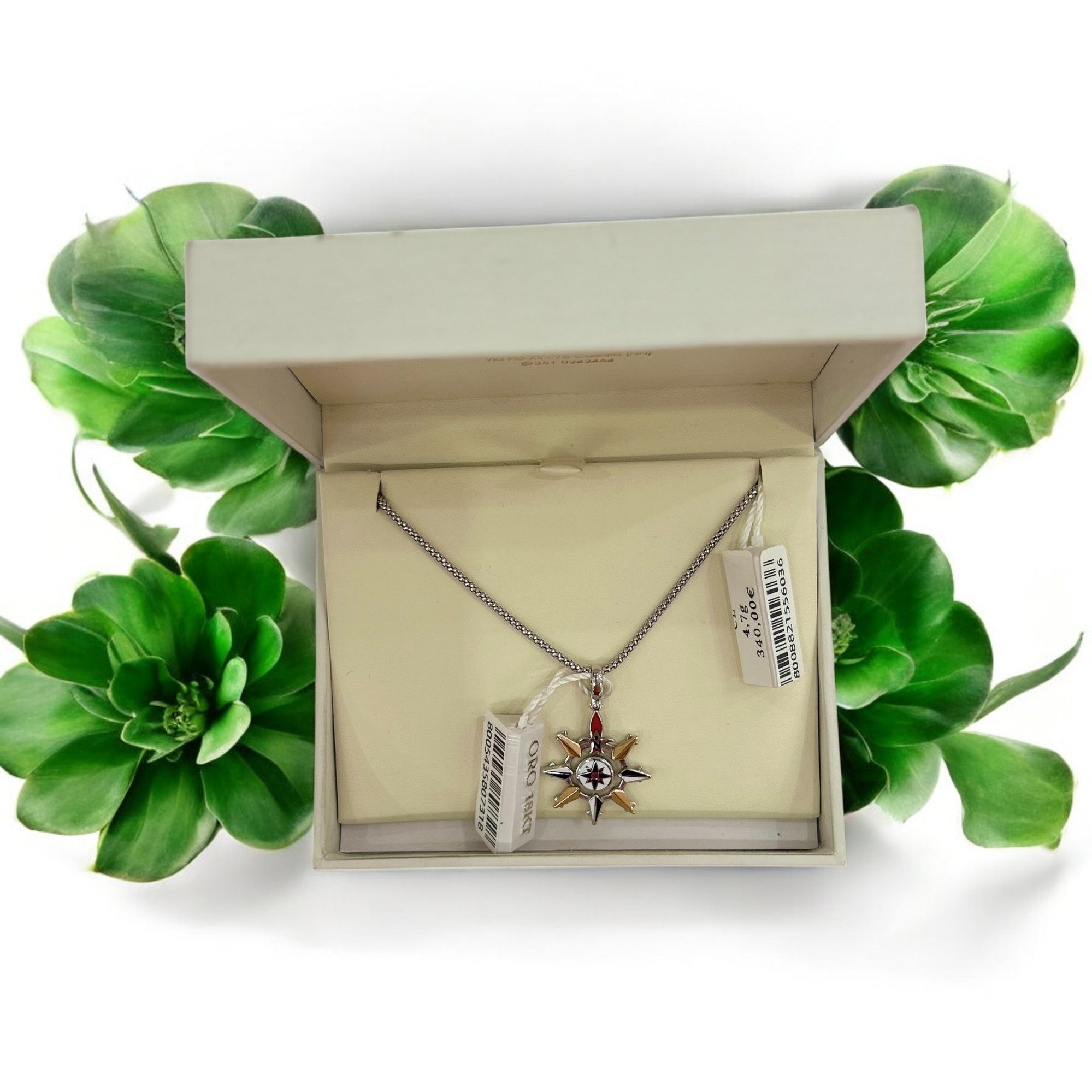 Ciondolo in oro rosa dei venti - Oro18kt*