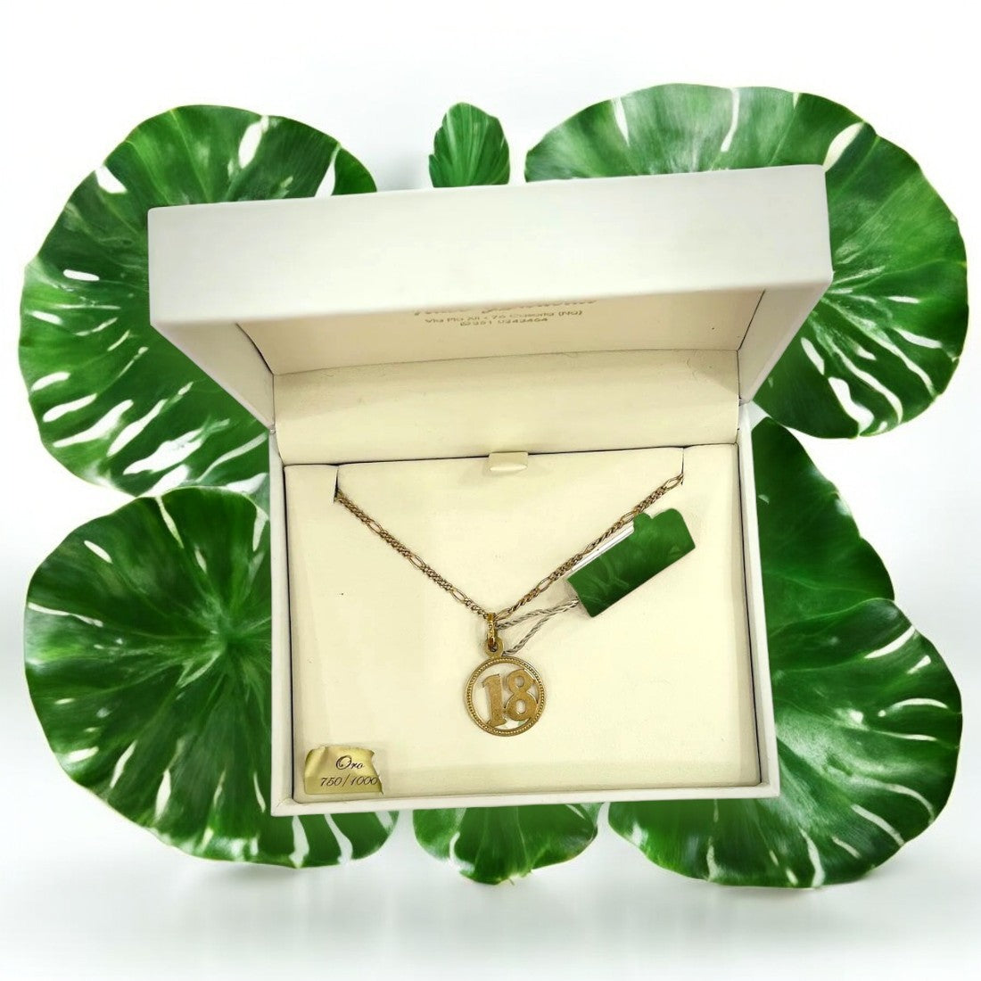 FALCO GIOIELLI - COLLANA NUMERO 18 - 6,4 gr