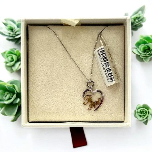 Collana in oro scritta ti amo - Oro18kt