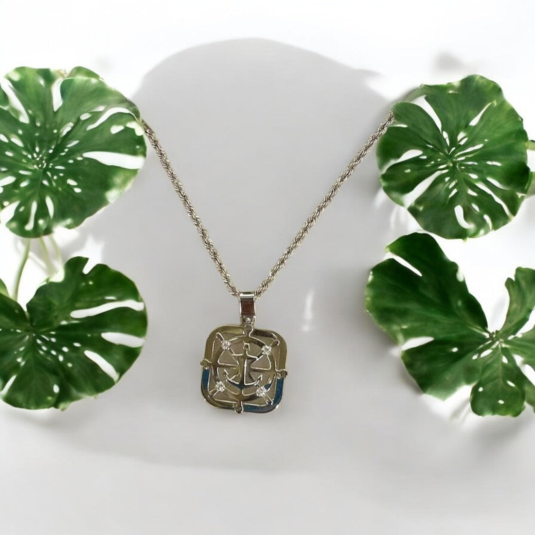 Collana in oro ancora - Oro18kt - 6,5 gr