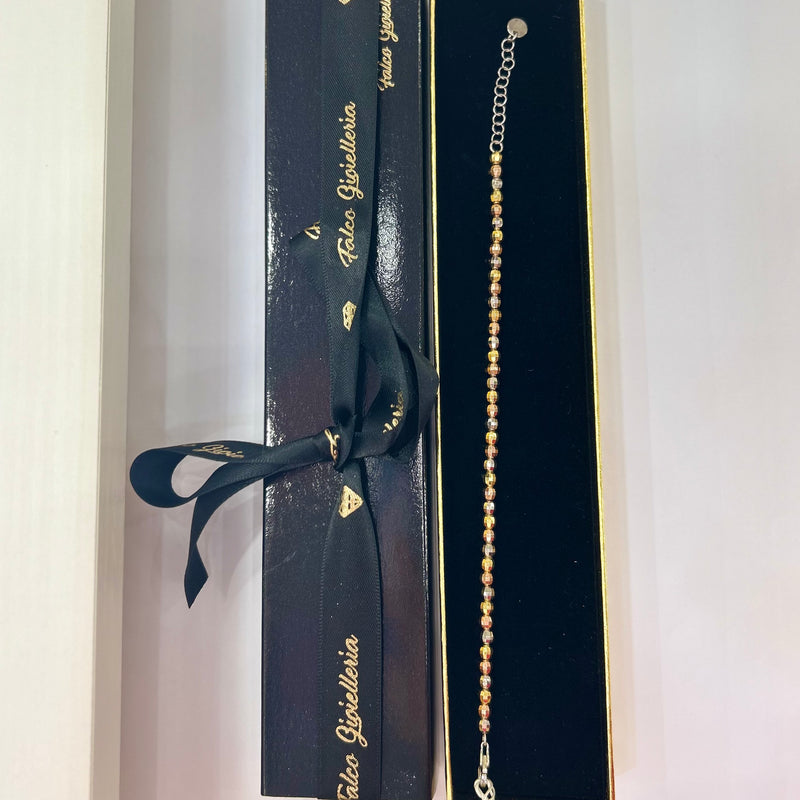 LUCA BARRA-Bracciale in argento mille luci in Argento 925